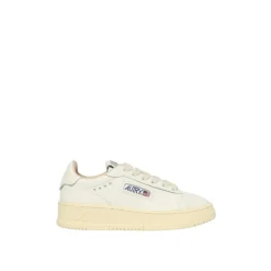 Leren Veterschoenen met Platte Hak