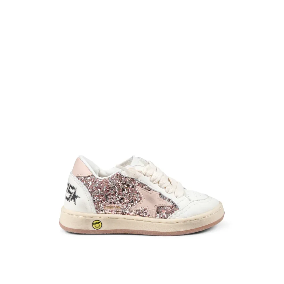 Leren Vintage Sneakers met Iconische Ster