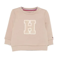 Letter Logo Fleece Sweatshirt