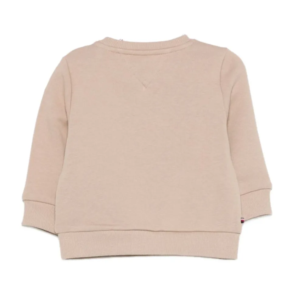 Letter Logo Fleece Sweatshirt