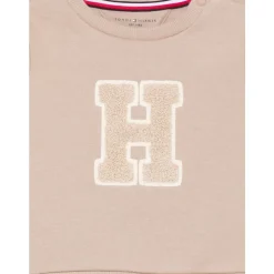 Letter Logo Fleece Sweatshirt