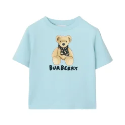 Lichtblauw Crew Neck T-shirt