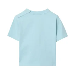 Lichtblauw Crew Neck T-shirt