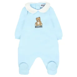 Lichtblauwe Romperset met slab