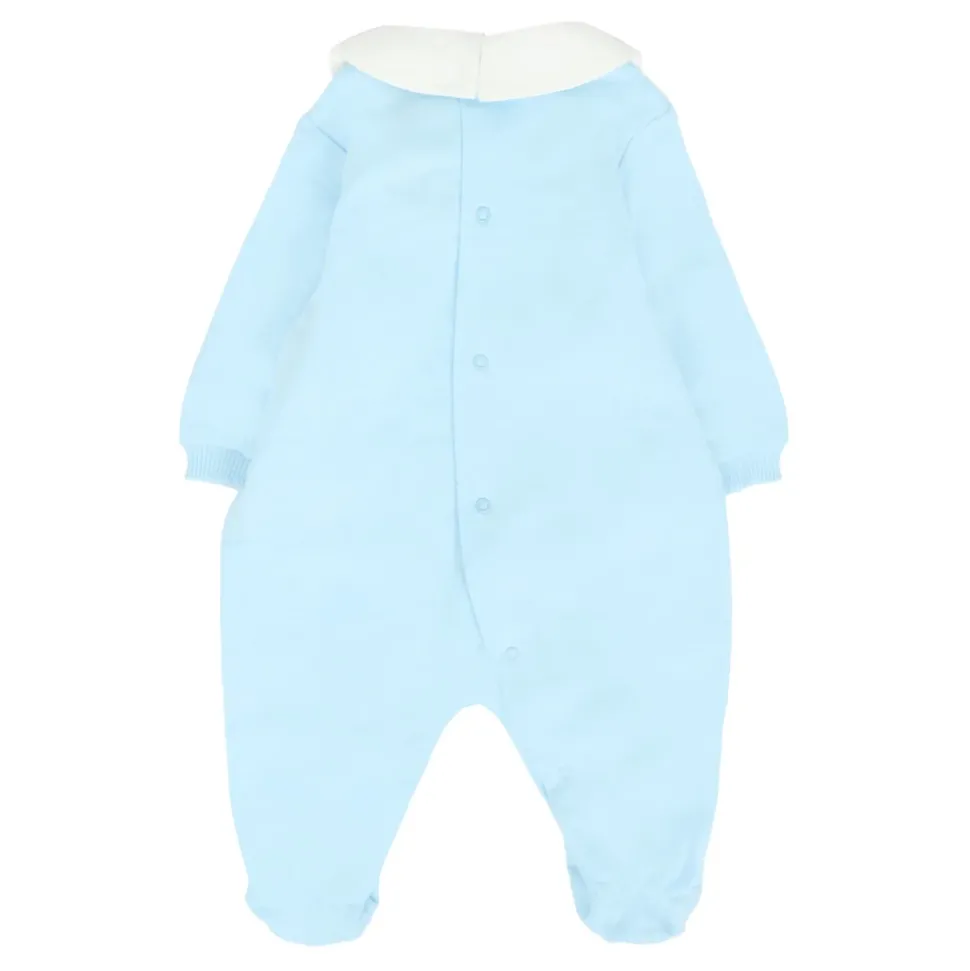 Lichtblauwe Romperset met slab