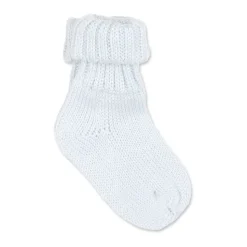 Lichtblauwe wollen sokken