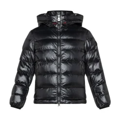 Lichtgewicht donsjack met afneembare capuchon