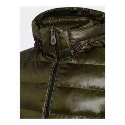 Lichtgewicht donsjack met afneembare capuchon