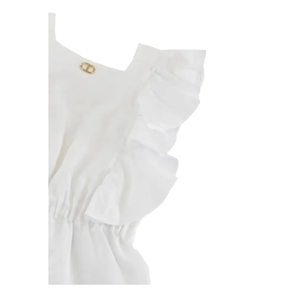 Linnenmix Jumpsuit met Bretels