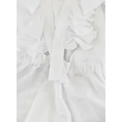 Linnenmix Jumpsuit met Bretels