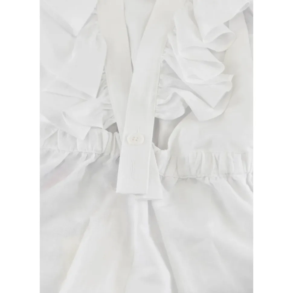 Linnenmix Jumpsuit met Bretels