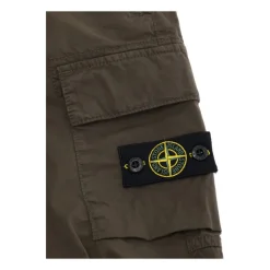 Logo Patch Katoen Stretch Broek