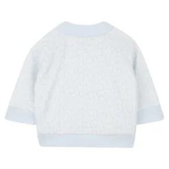 Logo Print Kleding Set Clear Blue