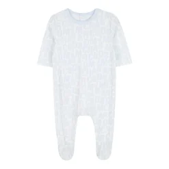 Logo Print Kleding Set Clear Blue