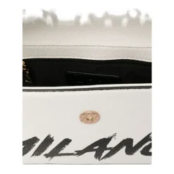 Logo Print Meisjes Schoudertas Beige