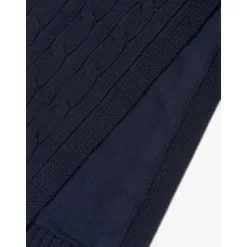 Logo Sjaal in Marineblauw