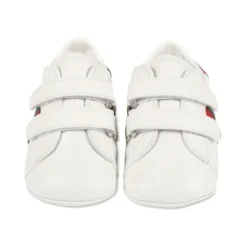 Logo Sneaker Eerste Stappen Leren Schoenen