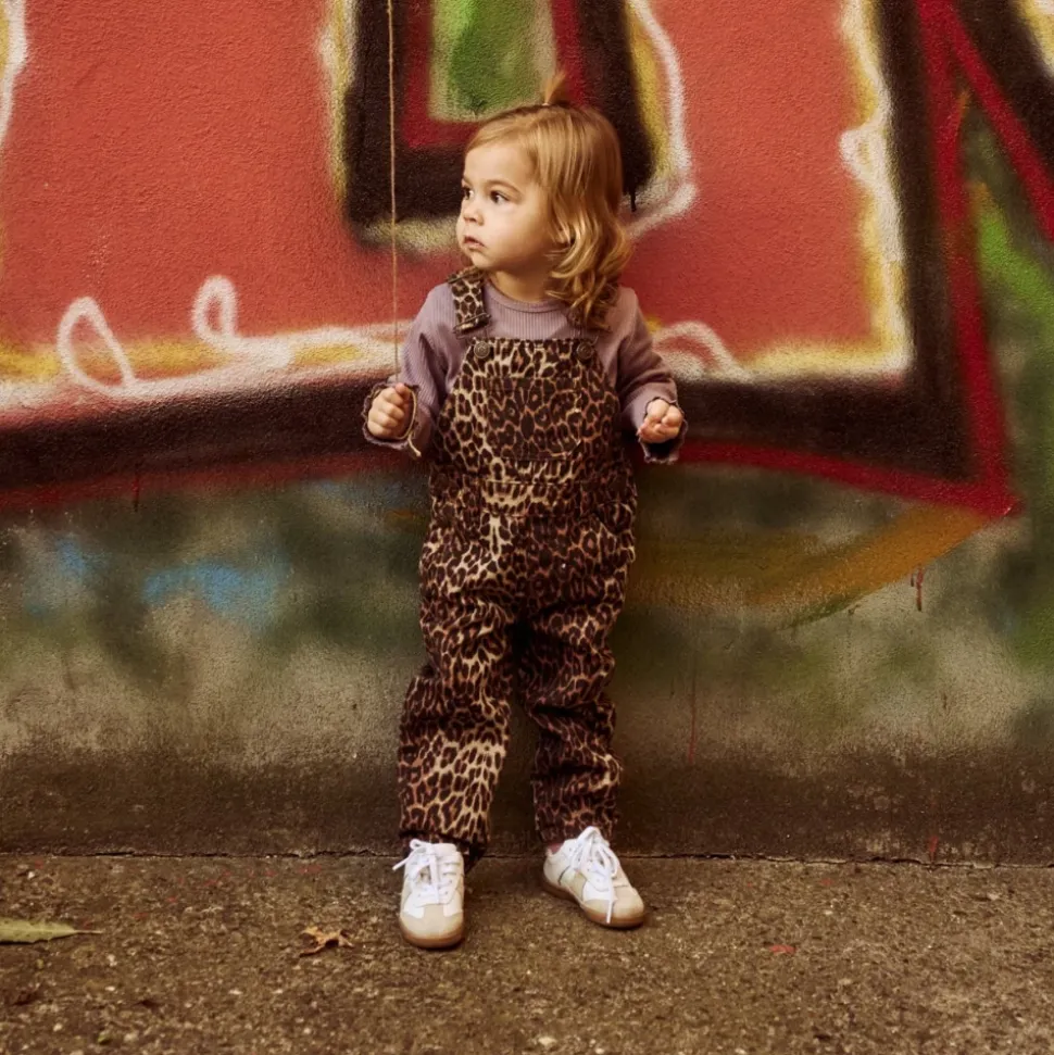 Luipaard Denim Tuinbroek Veer Grijs