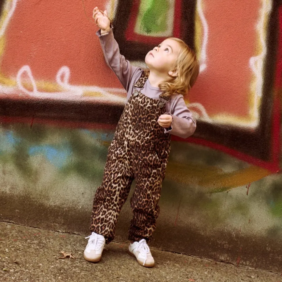 Luipaard Denim Tuinbroek Veer Grijs