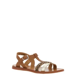 Luipaardprint Bruine Open Teen Sandalen