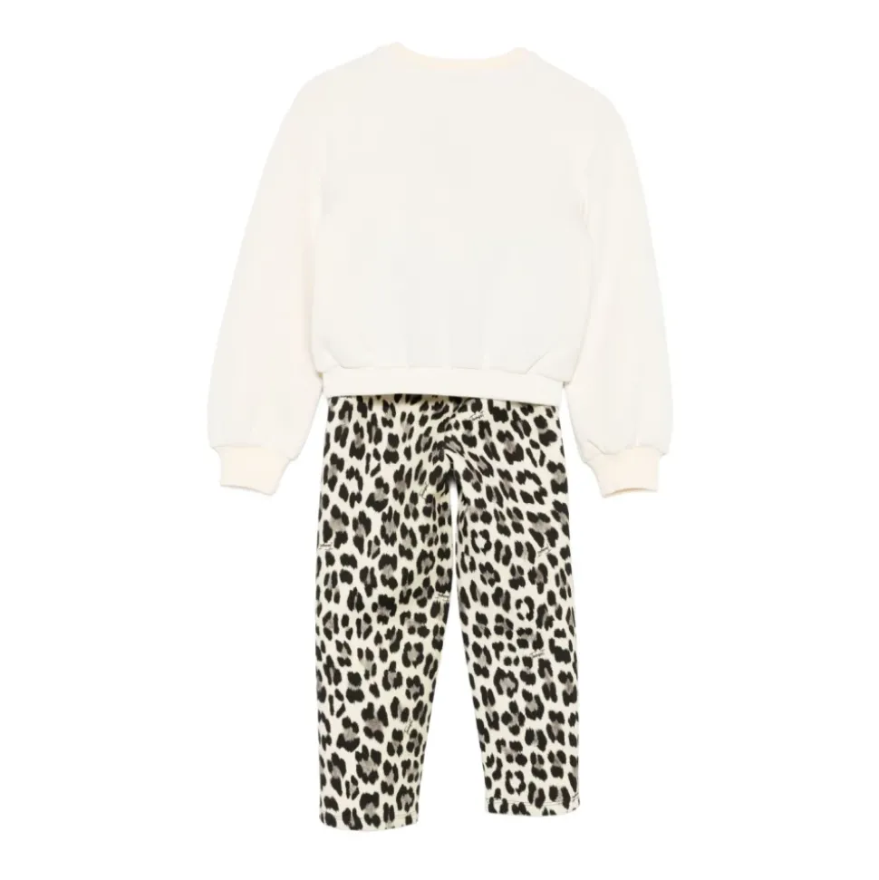 Luipaardprint Meisjes Trainingspak Jurk