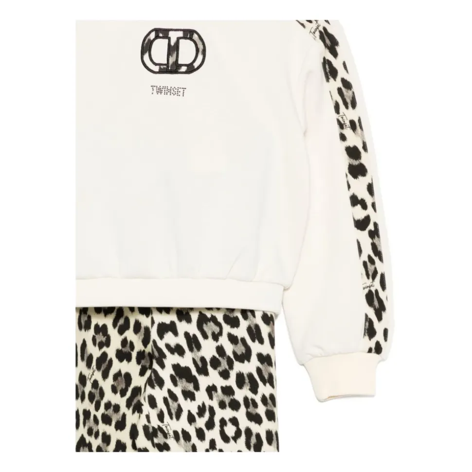 Luipaardprint Meisjes Trainingspak Jurk