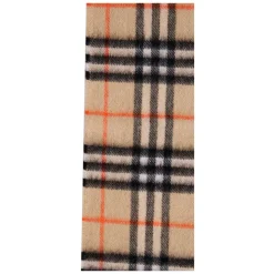 Luxe Beige Cashmere Sjaal met Franjes