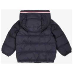 Marineblauw Gewatteerd Pufferjack voor Baby Jongens