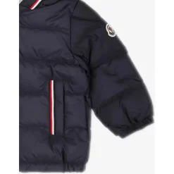 Marineblauw Gewatteerd Pufferjack voor Baby Jongens