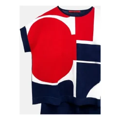 Marineblauwe Gebreide Set