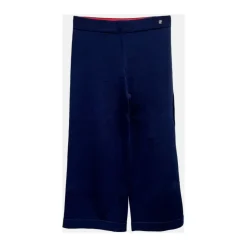 Marineblauwe Gebreide Set