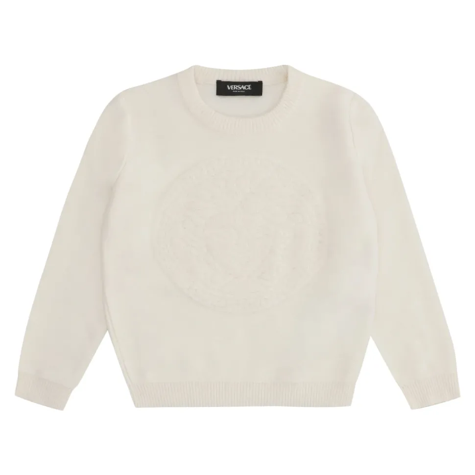 Medusa Towel-Stitch Knit Sweater