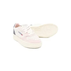Meisjes Medalist Sneakers in Wit/Roze