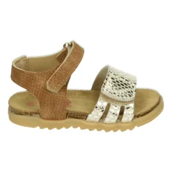 Meisjes Sandalen in Cognac Leer