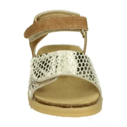 Meisjes Sandalen in Cognac Leer