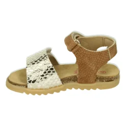 Meisjes Sandalen in Cognac Leer