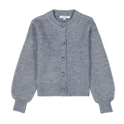 Meisjes Vest Donkergrijs Mel