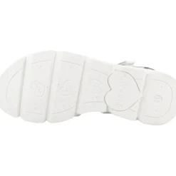 Metallic Platte Sandalen