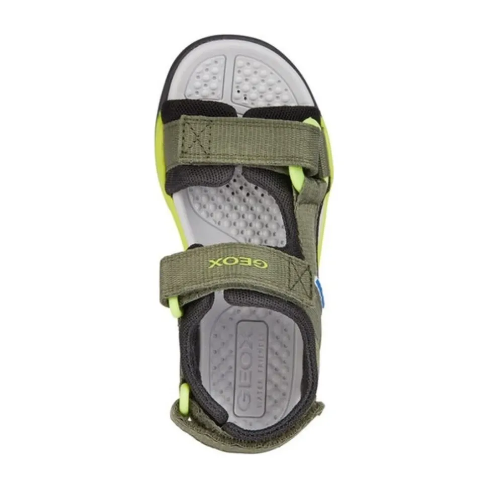 Militaire Lime Sandalen voor Jongens