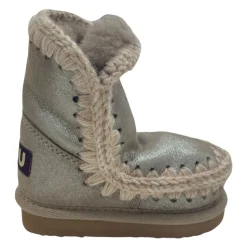 Moderne Grijze Lurex Eskimo Sneakers