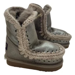 Moderne Grijze Lurex Eskimo Sneakers