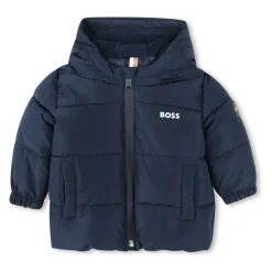 Moderne polyester pufferjas met print