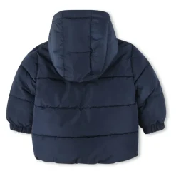 Moderne polyester pufferjas met print