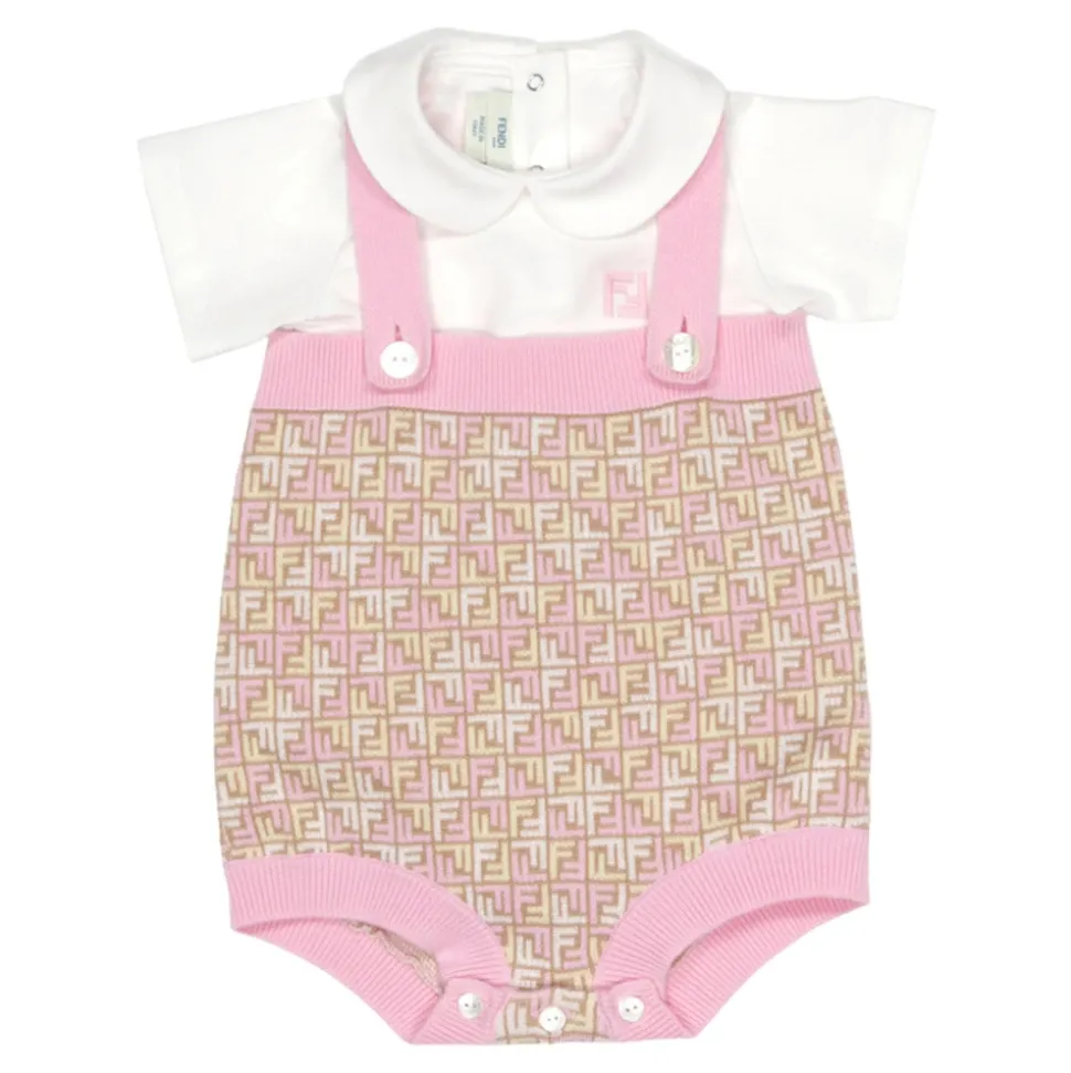 Monogram Jumpsuit en T-shirt Set