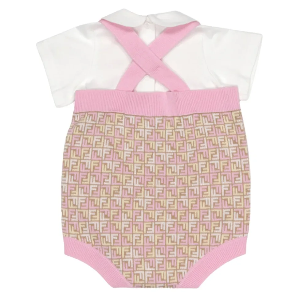 Monogram Jumpsuit en T-shirt Set