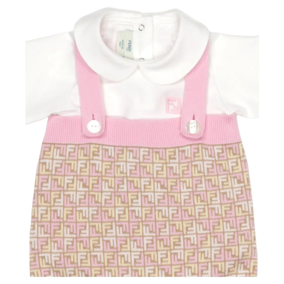 Monogram Jumpsuit en T-shirt Set