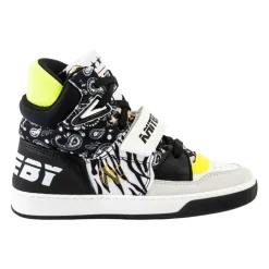 Multicolor Animal Print Sneakers