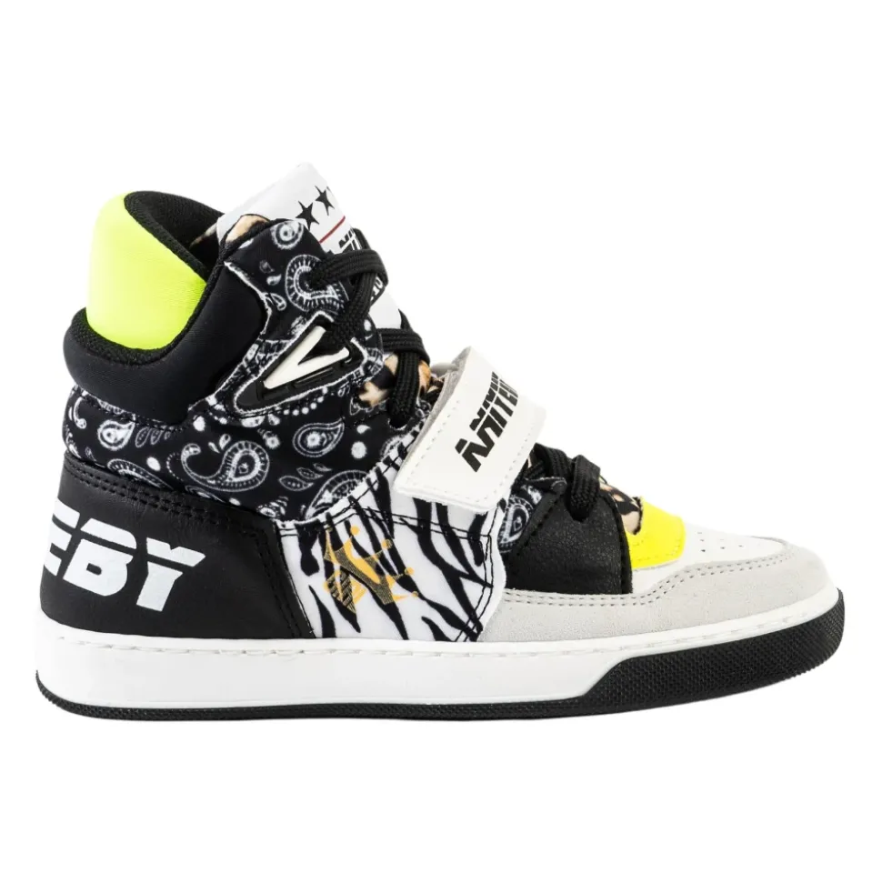 Multicolor Animal Print Sneakers