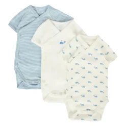 Multicolor Bodysuit Set met Geribbelde Zoom