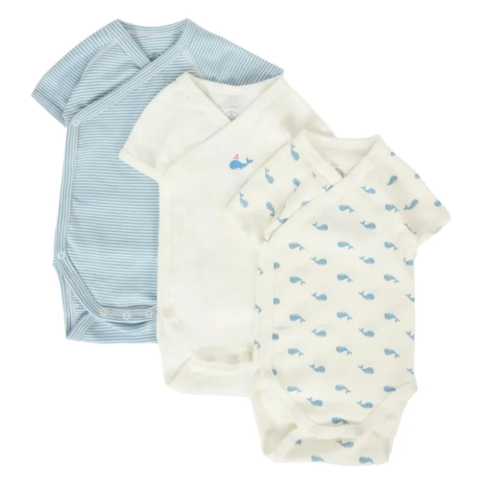 Multicolor Bodysuit Set met Geribbelde Zoom